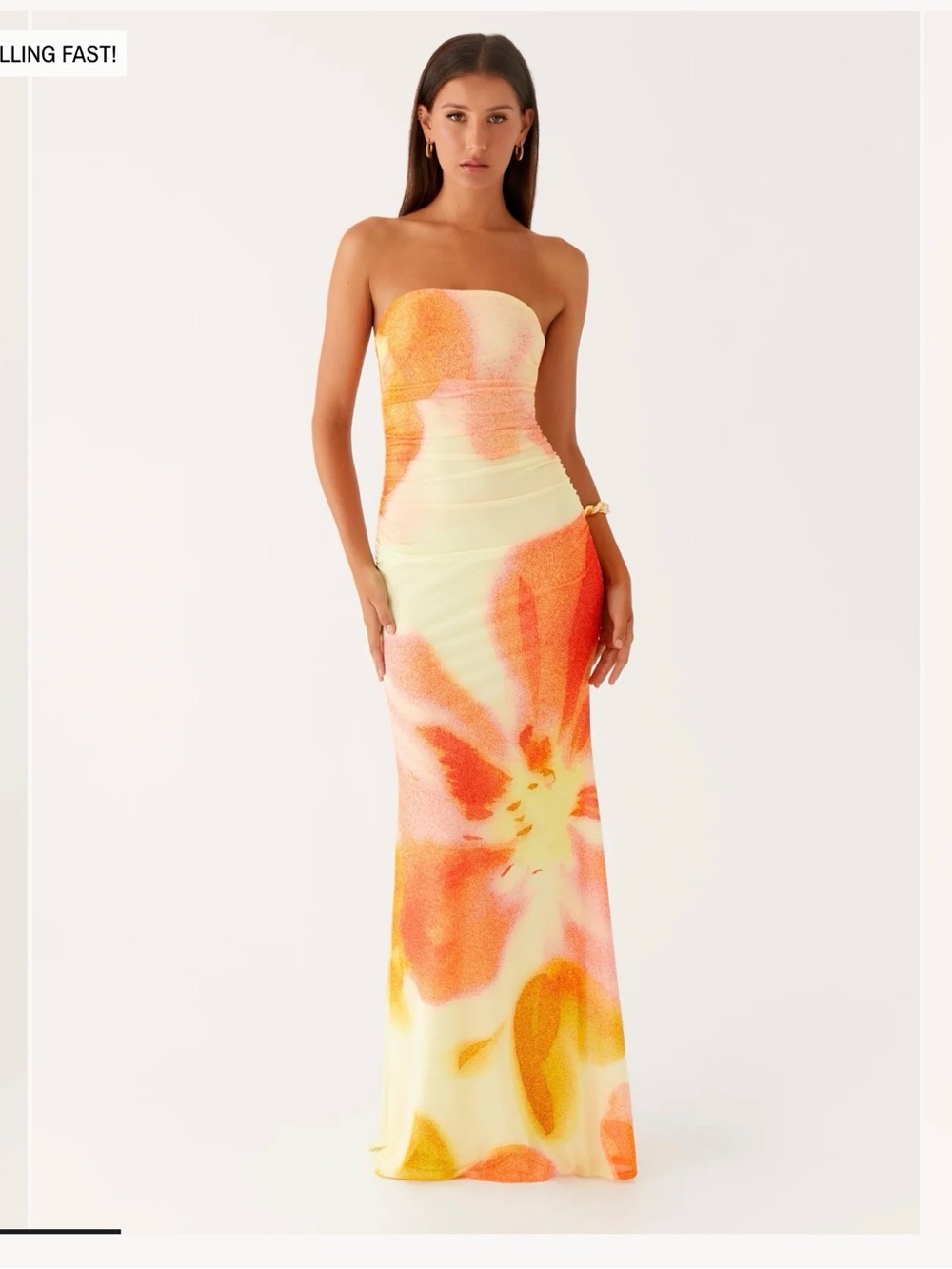 Peppermayo Iroha Strapless Maxi Dress